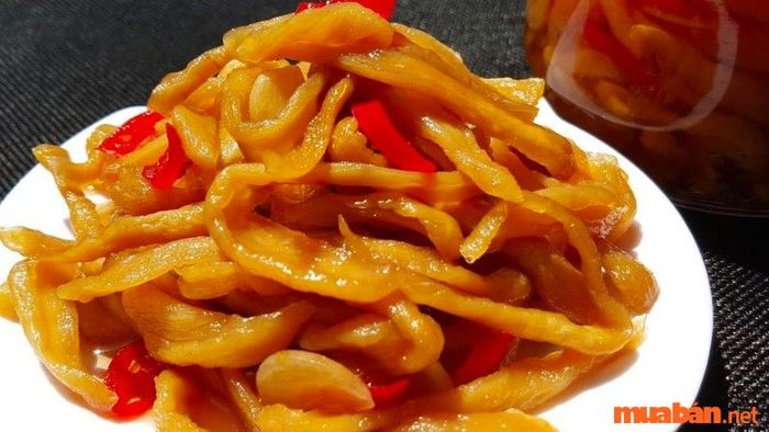 Củ cải ngâm nước mắm với vị ngon ngọt hấp dẫn