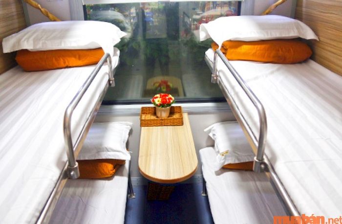 Toa số 4 trên tàu SE5 khi bạn mua vé từ Hà Nội đến Nha Trang