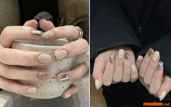 Mẫu nail xinh cho móng ngắn