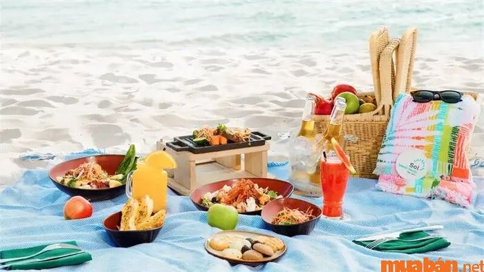 Tổ chức tiệc tùng trên bãi biển