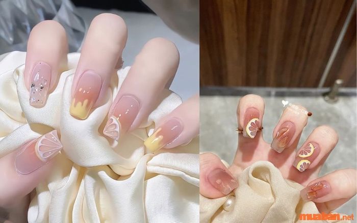 Mẫu nail nhẹ nhàng và sang trọng dành cho nữ sinh