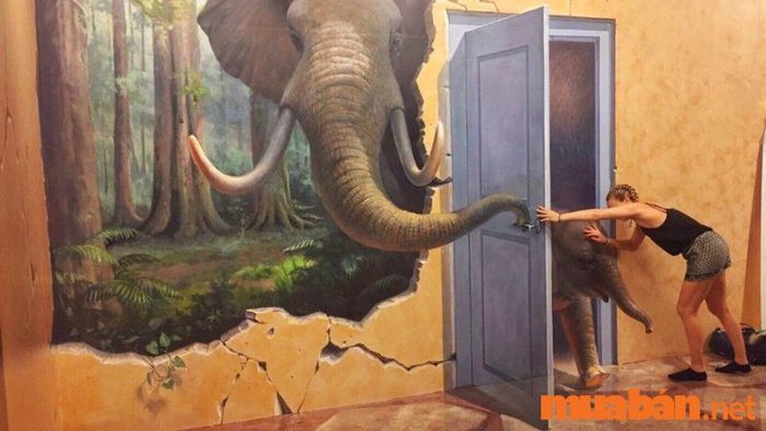 Bảo tàng 3D Art in us mang đến không gian 3D cực chill, nơi bạn có thể thoải mái sống ảo (Nguồn ảnh: Sưu tầm)