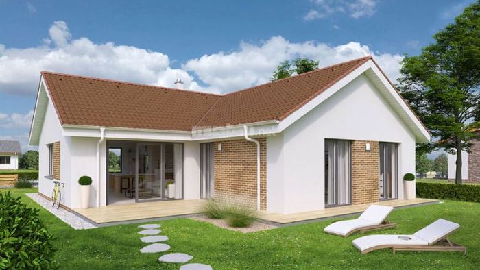 Nhà cấp 4 chữ L 3 phòng ngủ với phong cách tối giản nhưng cực kỳ tiện nghi