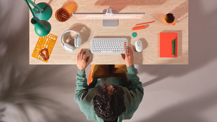 Bàn phím mới của Logitech được làm từ nhựa tái chế.