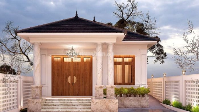 Điểm nổi bật của nhà cấp 4 chữ L 3 phòng ngủ mái Nhật