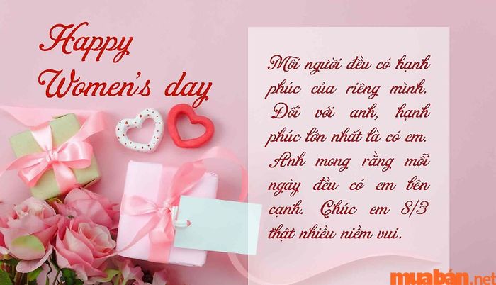 Hình ảnh 8/3 là cách gửi gắm tình cảm và lời chúc đến người phụ nữ bạn yêu thương.