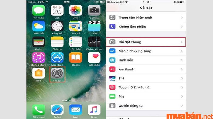 Khôi phục cài đặt gốc cho thiết bị