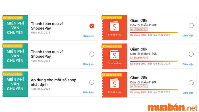 Gỡ bỏ mã giảm giá và đặt lại để khắc phục lỗi M02