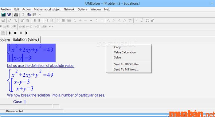 Free Universal Algebra Equation Solver rất phù hợp để giải các dạng toán từ cơ bản cho đến nâng cao.