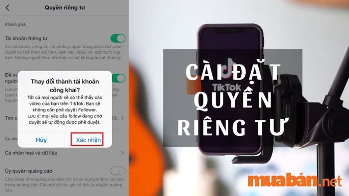 Tại sao video TikTok không có lượt xem - Do đang ở chế độ “Tài khoản riêng tư”