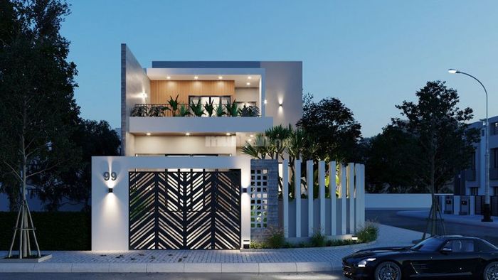 Nhà mặt tiền ống 2 tầng với 2 phòng ngủ