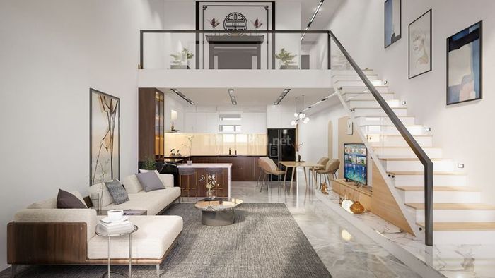 Nhà gác lửng 3 phòng ngủ đẹp với diện tích 140m2