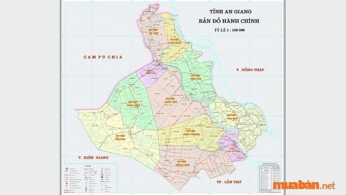Hiện tại, An Giang được chia thành 11 đơn vị hành chính cấp huyện