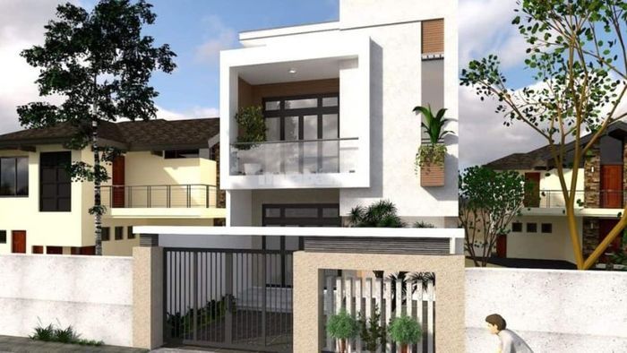 Nhà mặt tiền ống 2 tầng với 4 phòng ngủ