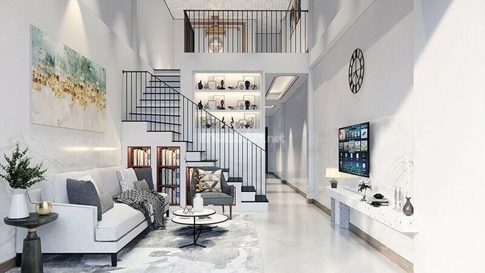 Nhà gác lửng 3 phòng ngủ hiện đại và đẹp