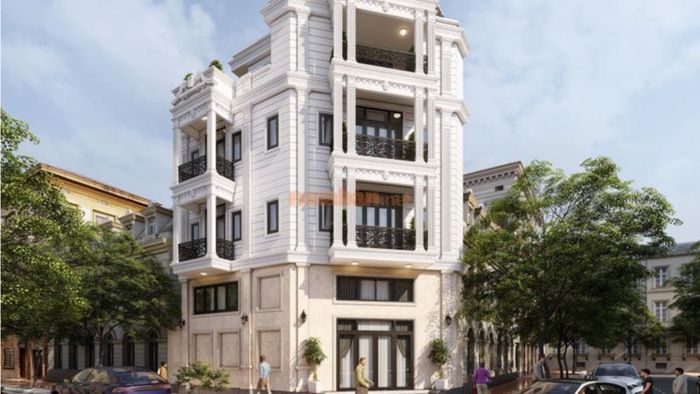Nhà tân cổ điển bốn tầng