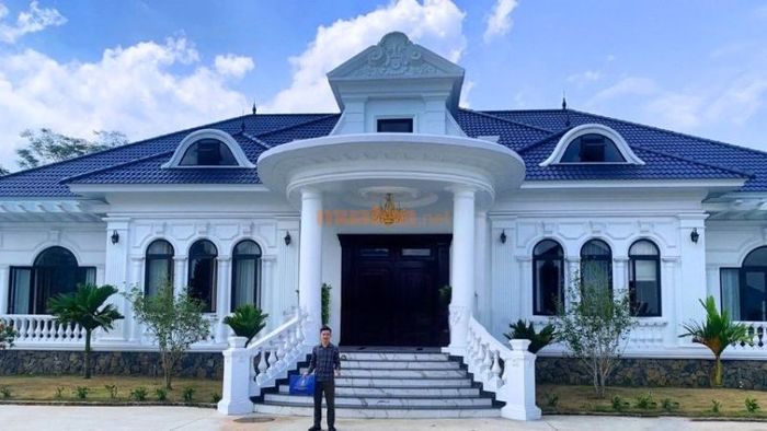 Nhà tân cổ điển một tầng