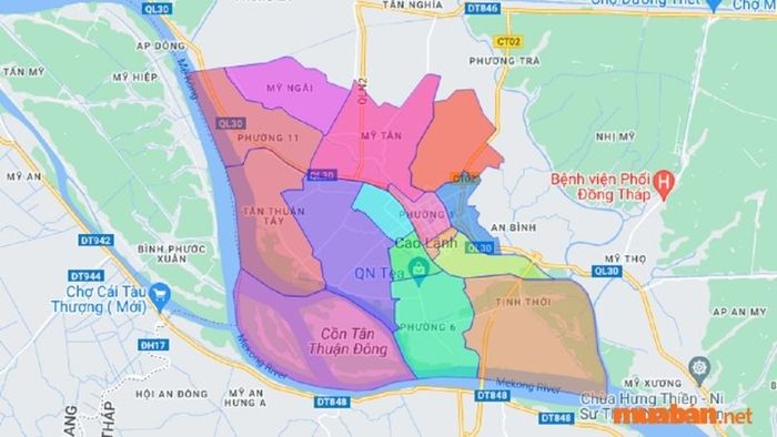 Tỉnh Đồng Tháp hiện có 12 đơn vị hành chính cấp huyện.