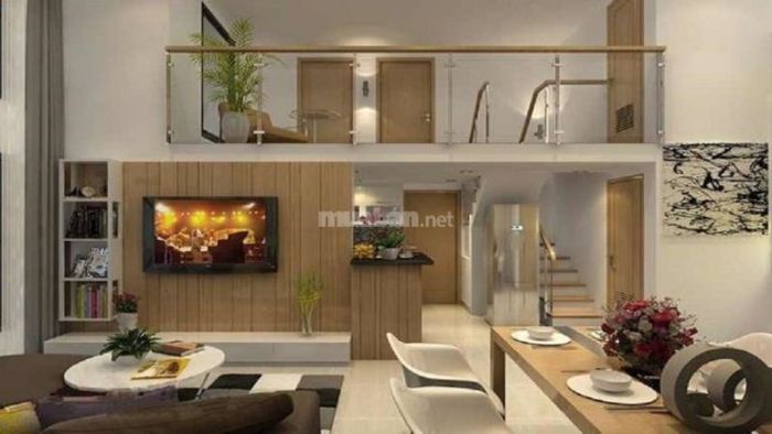 Nhà gác lửng 3 phòng ngủ 600 triệu với mái ngói truyền thống