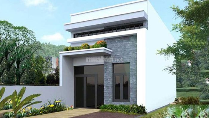 Nhà cấp 4 mái bằng 3 phòng ngủ với thiết kế gác lửng