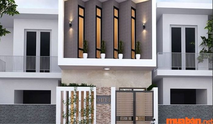 Thiết kế nhà vừa ở vừa kinh doanh - kiểu nhà 4m