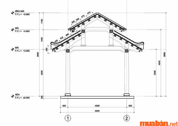 Bản thiết kế nhà lục giác vừa đẹp vừa đơn giản