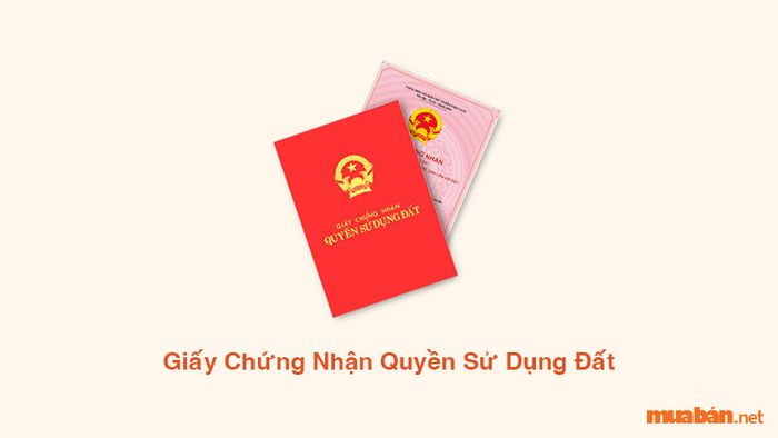 Giấy chứng nhận quyền sử dụng đất