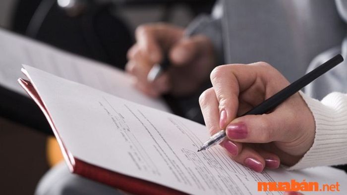 mẫu đơn chuyển nhượng đất cho con