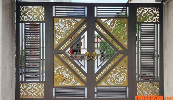 Cách tính mét vuông cửa – Cửa làm từ sắt