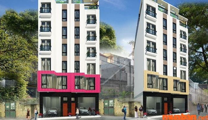 Thiết kế nhà vừa ở vừa kinh doanh kết hợp với căn hộ cho thuê