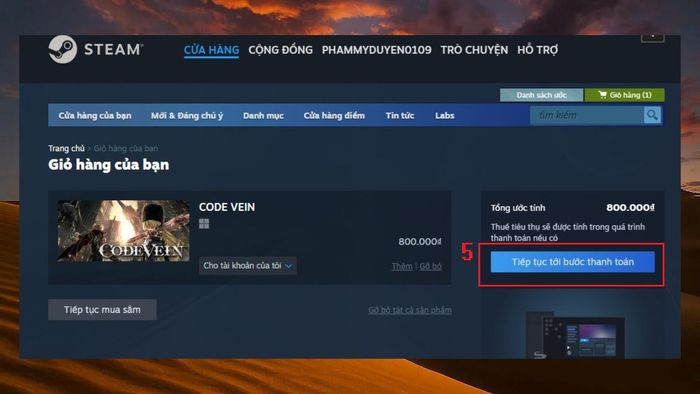 Hướng dẫn tải Code Vein trên máy tính - Bước 5