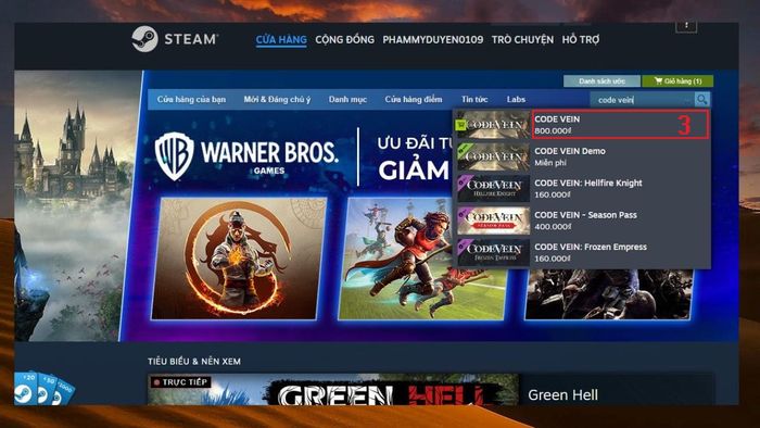 Hướng dẫn tải Code Vein trên máy tính - Bước 3