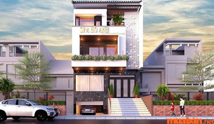 Những kiểu nhà với thiết kế vừa ở vừa buôn bán rất ấn tượng
