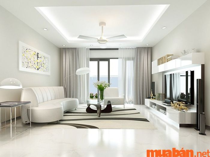 màu trắng kem thanh lịch