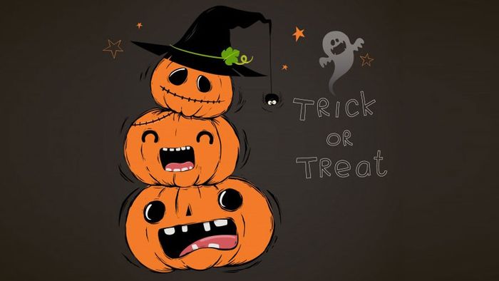 Những hình vẽ bí ngô Halloween dễ thương