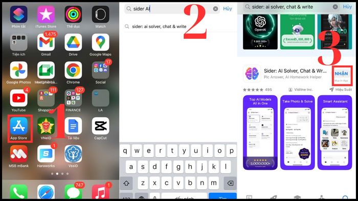 Hướng dẫn tải Sider AI trên điện thoại iPhone