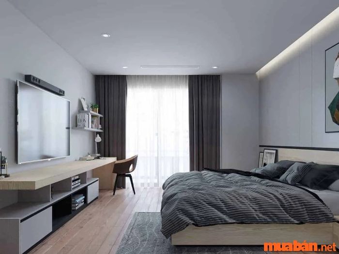 Cách sắp xếp phòng ngủ dựa trên vị trí và hướng giường ngủ