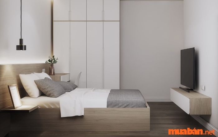 Cách bố trí phòng ngủ với nội thất gọn gàng