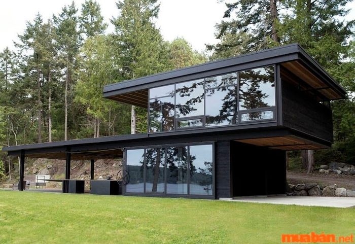 Nhà tiền chế bằng tôn theo phong cách lãng mạn