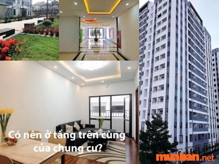 Có nên sống ở tầng cao nhất của chung cư?