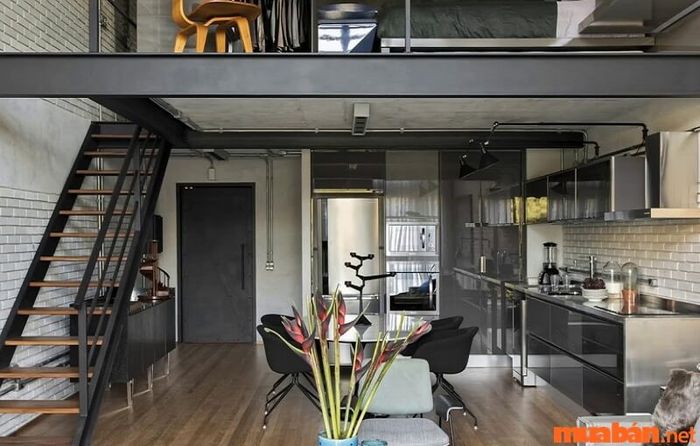 Nhà tiền chế thiết kế gác lửng