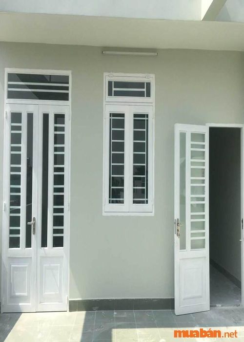 Cửa sắt phòng trọ kiểu 2 cánh