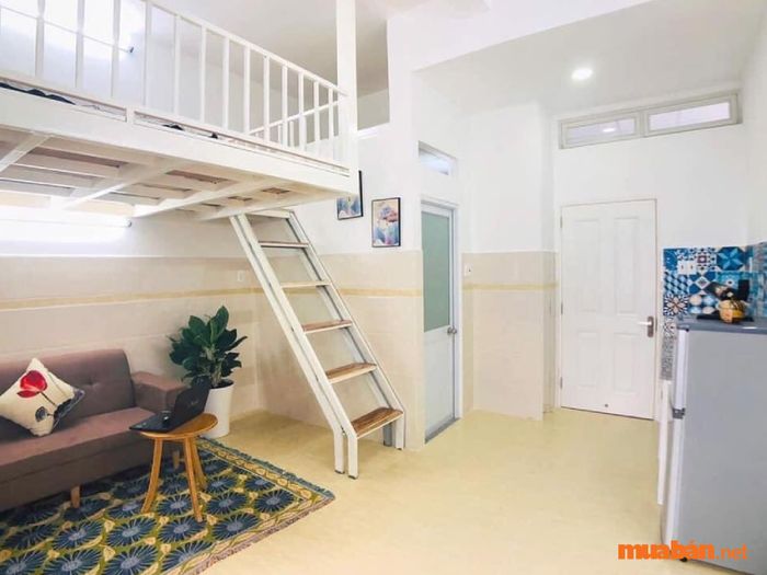 Thiết kế phòng trọ có gác lửng phù hợp cho 1-2 người ở