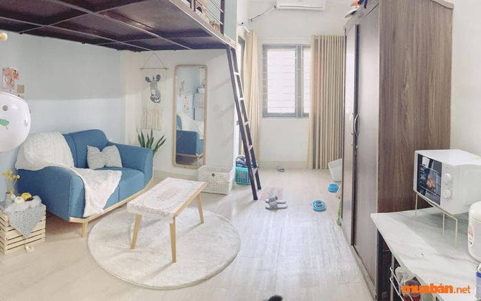 Phòng trọ gác lửng có rất nhiều không gian để trang trí