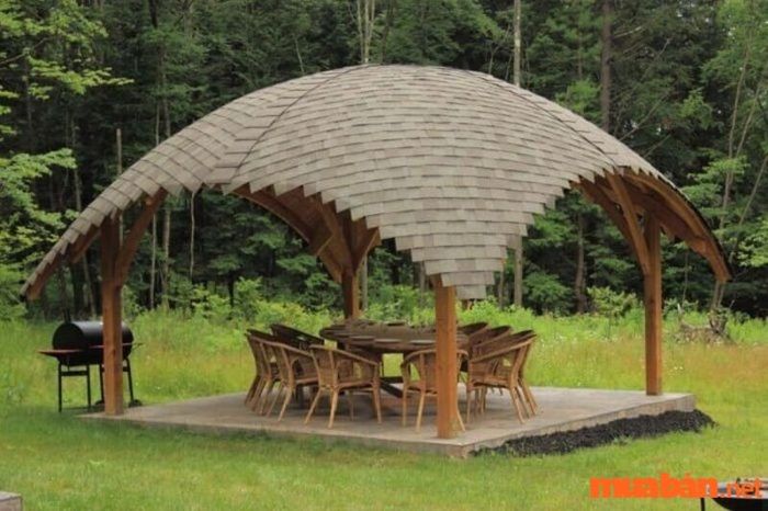 Chất liệu tre rất thích hợp cho những ngôi nhà rộng rãi, tạo nên không gian đồng quê thanh bình.