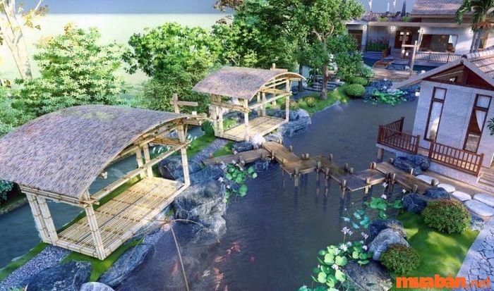 Những căn chòi này rất thích hợp cho nhà vườn với không gian rộng rãi.