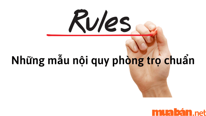 nội quy phòng trọ