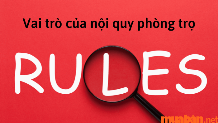 nội quy phòng trọ