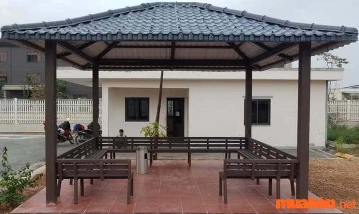 Thiết kế này rất phù hợp với nhiều không gian sân vườn khác nhau.