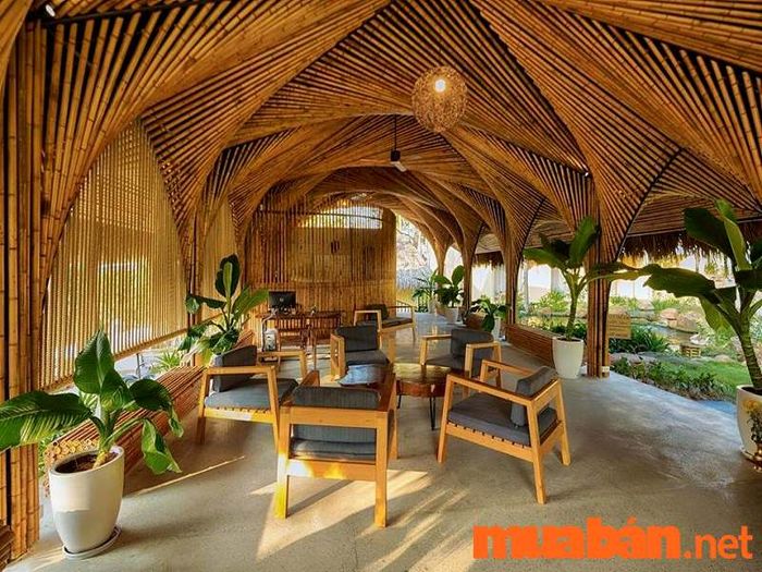Quán cafe từ tre trúc